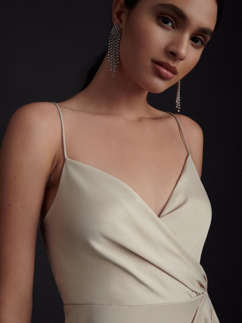 BHLDN Anthropologie Satin Charmeuse Dress - Picture 3 of 13